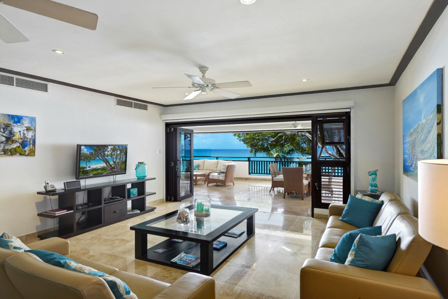 Villa appartement barbados,woonkamer,luxe vakantie, 6 personen