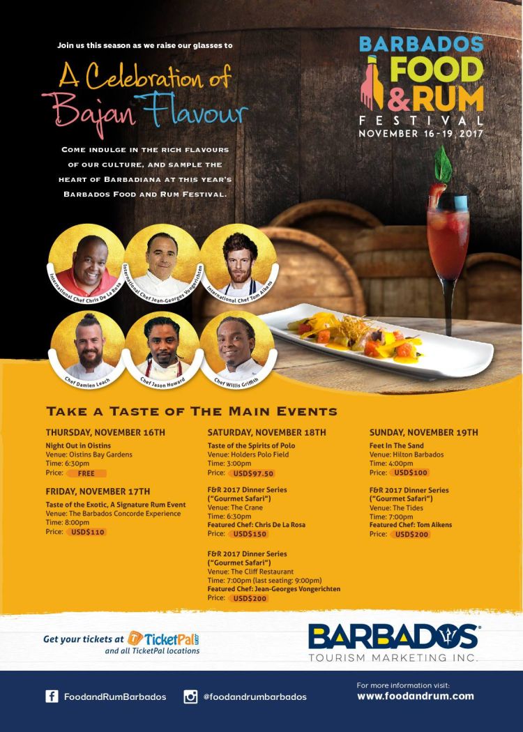 food and rum festival, barbados