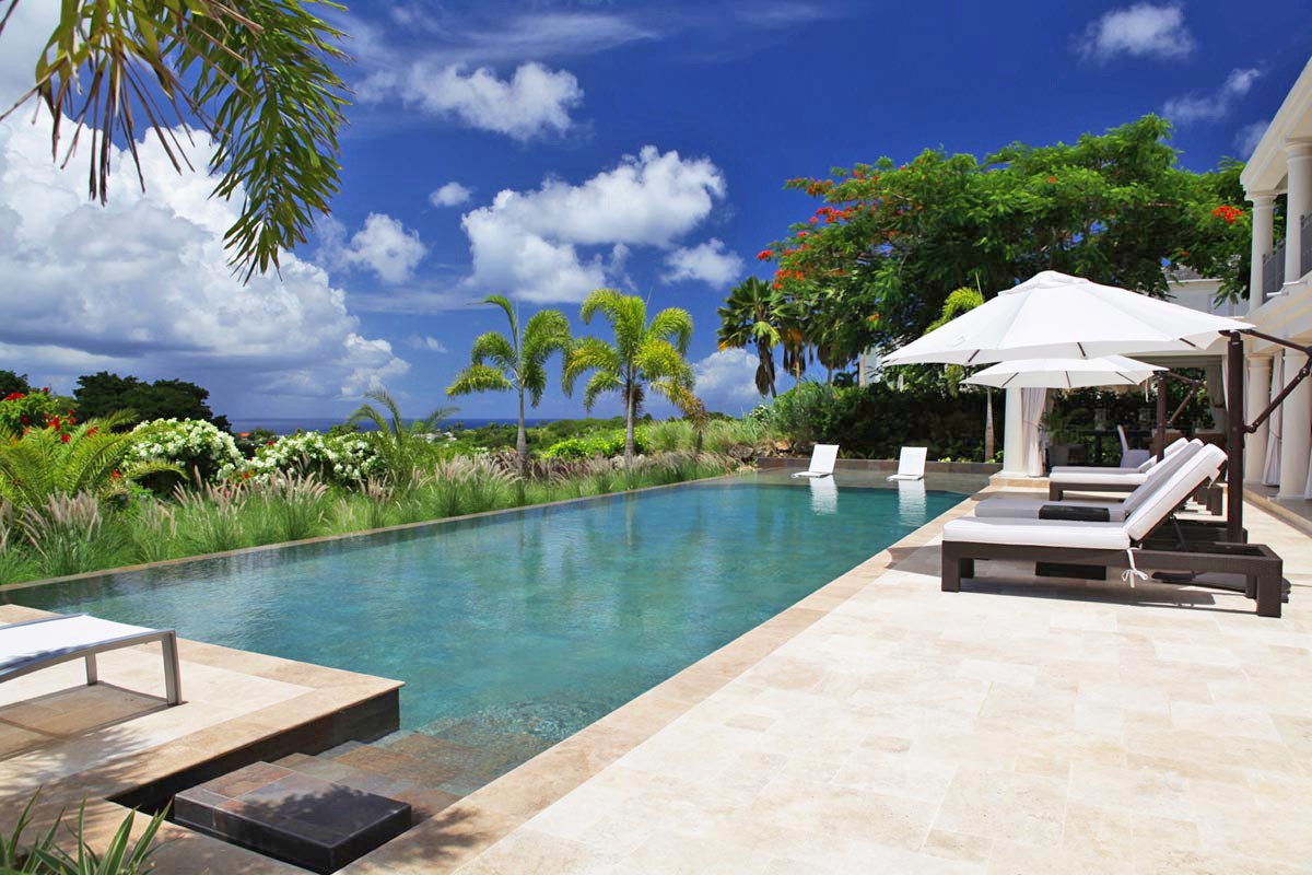 Luxe vakantiehuis bij een golfbaan, royal westmoreland, Barbados, voor 8 personen, luxe golfvilla 