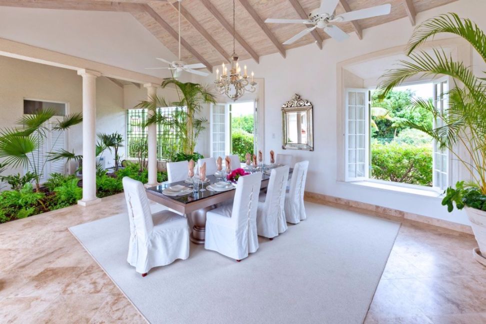 Eetruimte, vakantievilla, Barbados, 8 personen