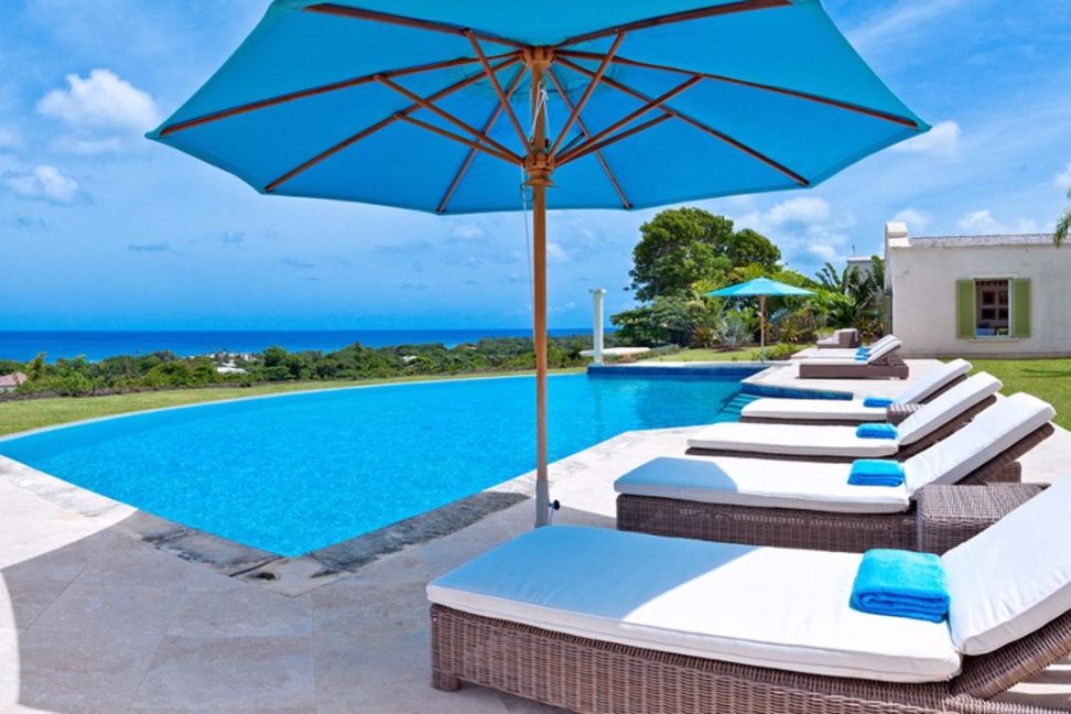 Groot zwembad, vakantievilla, Speightstown, Barbados