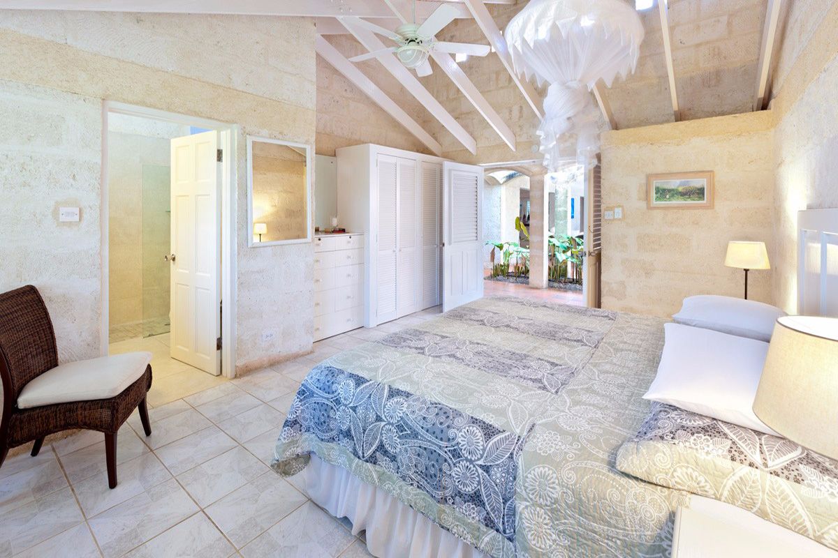 Slaapkamer met eigen badkamer, 6 personen, vakantievilla, Barbados, Gibbes strand
