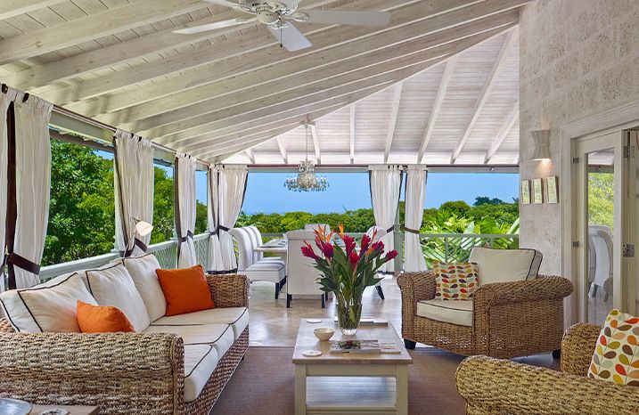 Groot terras met uitzicht, 8 personen, Luxe vakantiewoning, Barbados