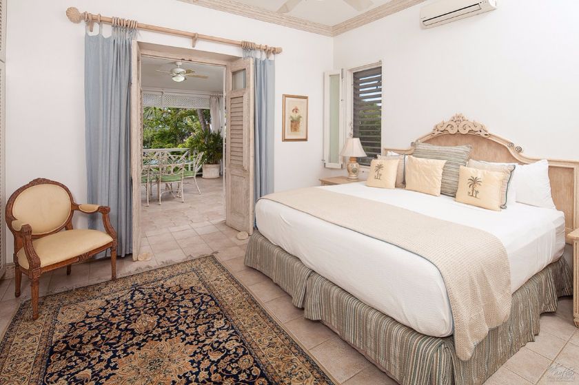 Slaapkamer met tweepersoonsbed, 4 personen, luxe vakantievilla, Durants