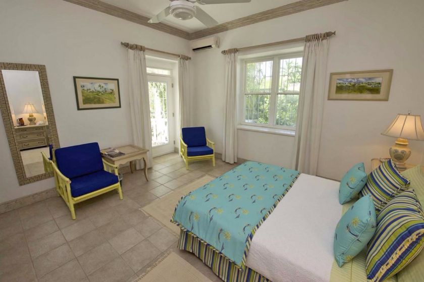 Slaapkamer met tweepersoonsbed, 4 personen, Villa aan het strand Barbados