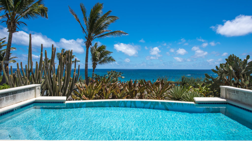 Privé zwembad met prachtig uitzicht op de oceaan, Barbados, the Crane, 4 personen