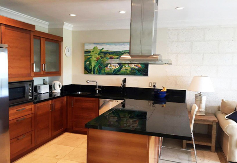 Ruime keuken, 2 personen, villa appartement, Westkust Barbados