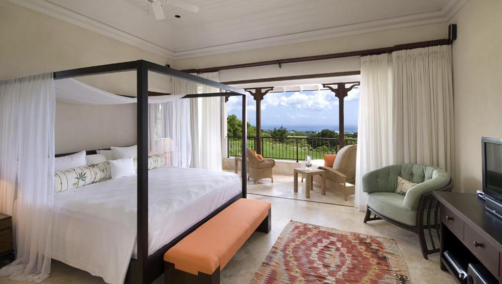 Master bedroom, luxe golf villa, Apes Hill Club Barbados, 6 personen