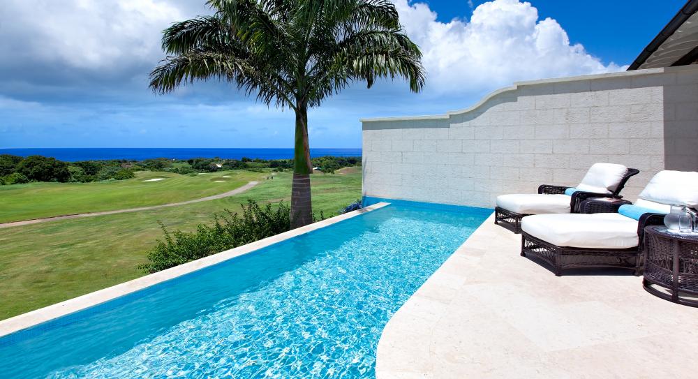 Prive zwembad, golf vakantiehuis, 6 personen, Apes Hill Club, Barbados