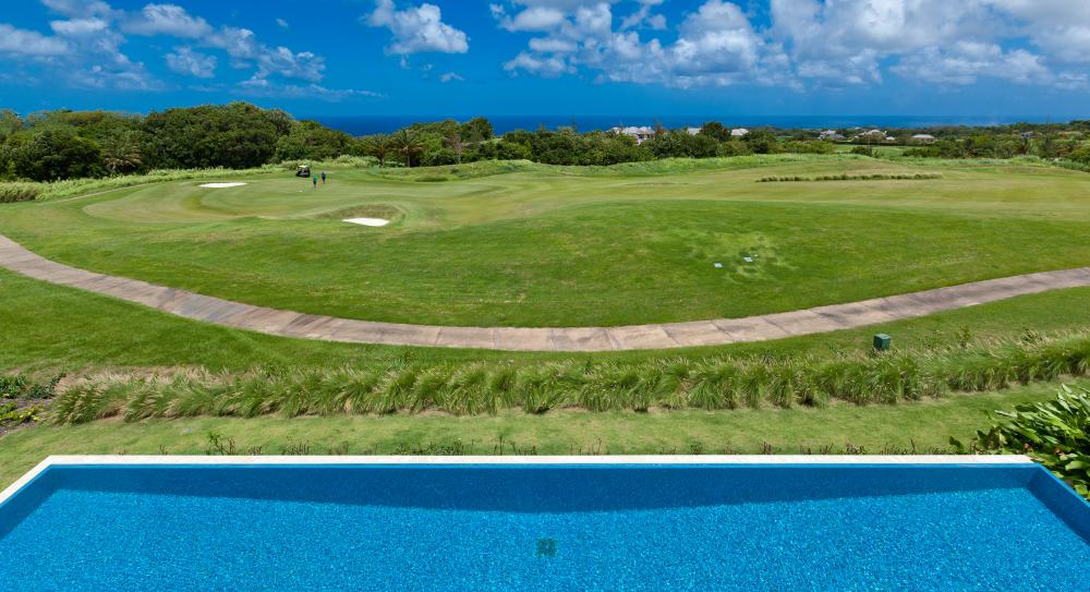 Uitzicht op de golfbanen, 10 personen, golf vakantiehuis, Westkust van Barbados