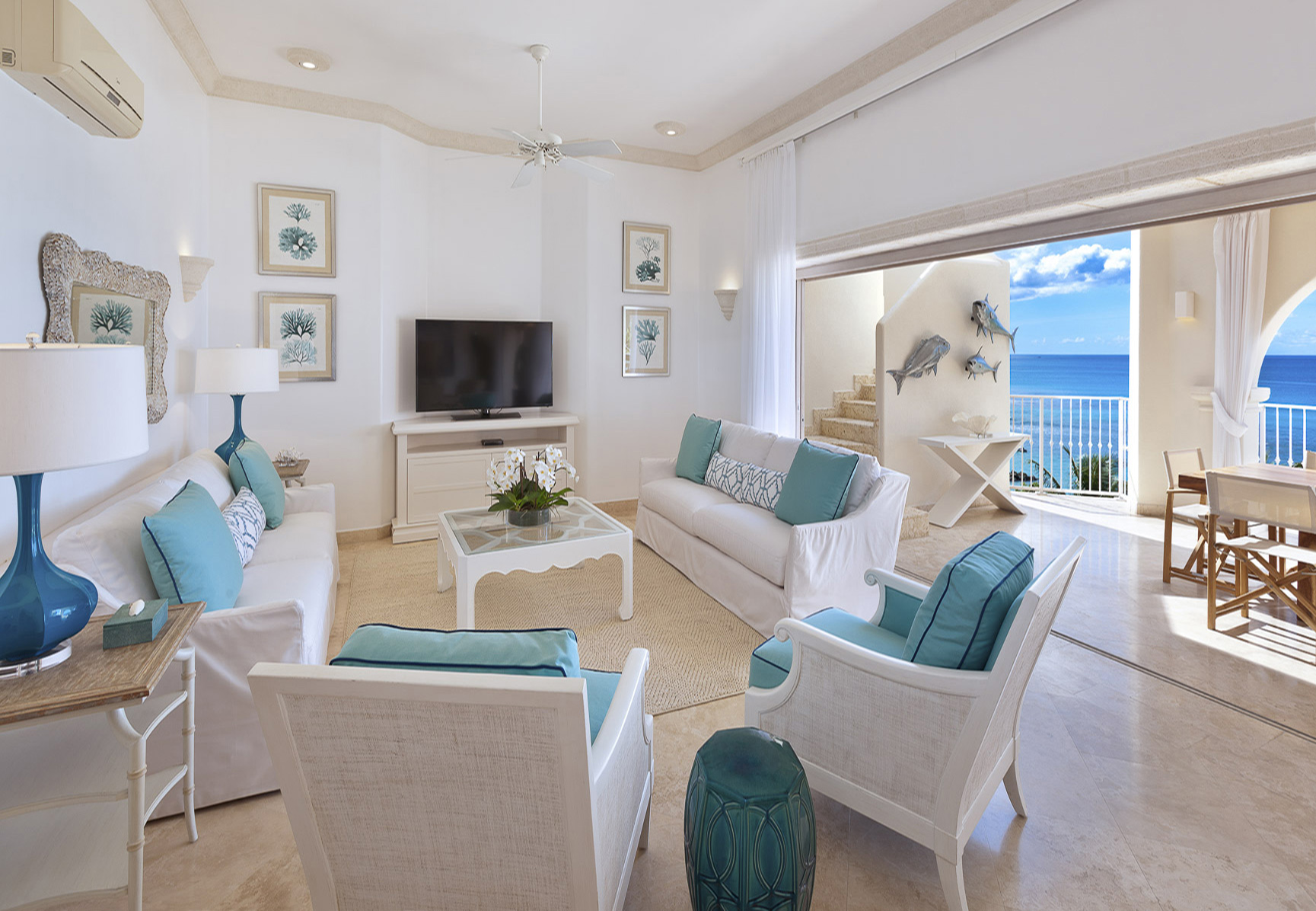 Moderne living, 10 personen, penthouse, Barbados 