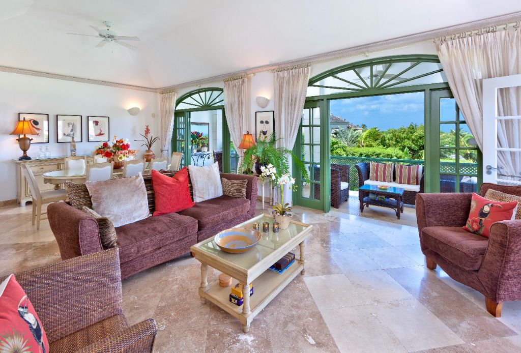 Woonkamer en eetgedeelte, 8 personen, resort vakantievilla, Barbados, 4 personen, 6 personen