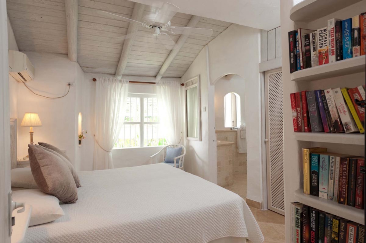 Slaapkamer met eigen badkamer, 6 personen, westkust van Barbados, resortvilla
