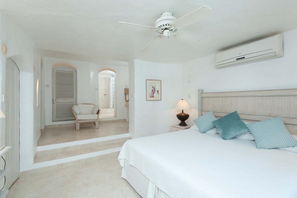 Slaapkamer met eigen badkamer, 6 personen, Merlin Bay Barbados, vakantievilla, resort