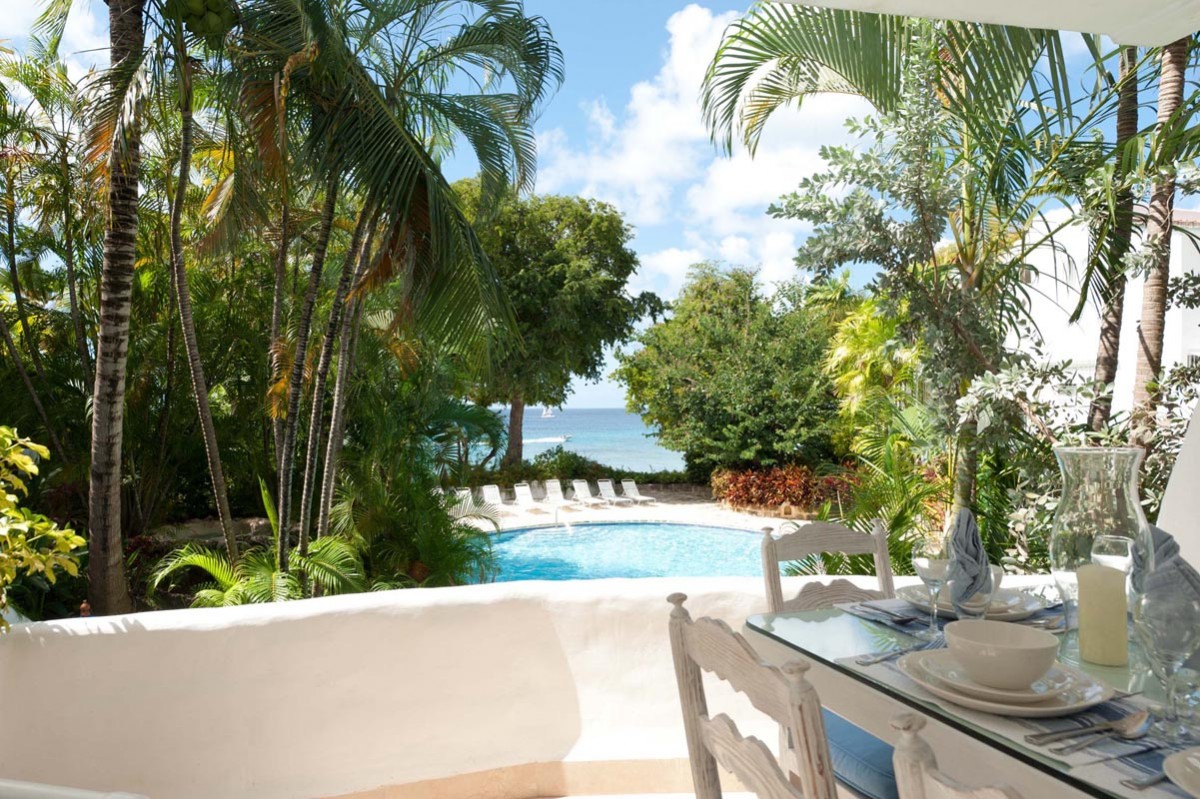 Terrasje met uitzicht, 6 personen, resortvilla, Merlin Bay, Barbados