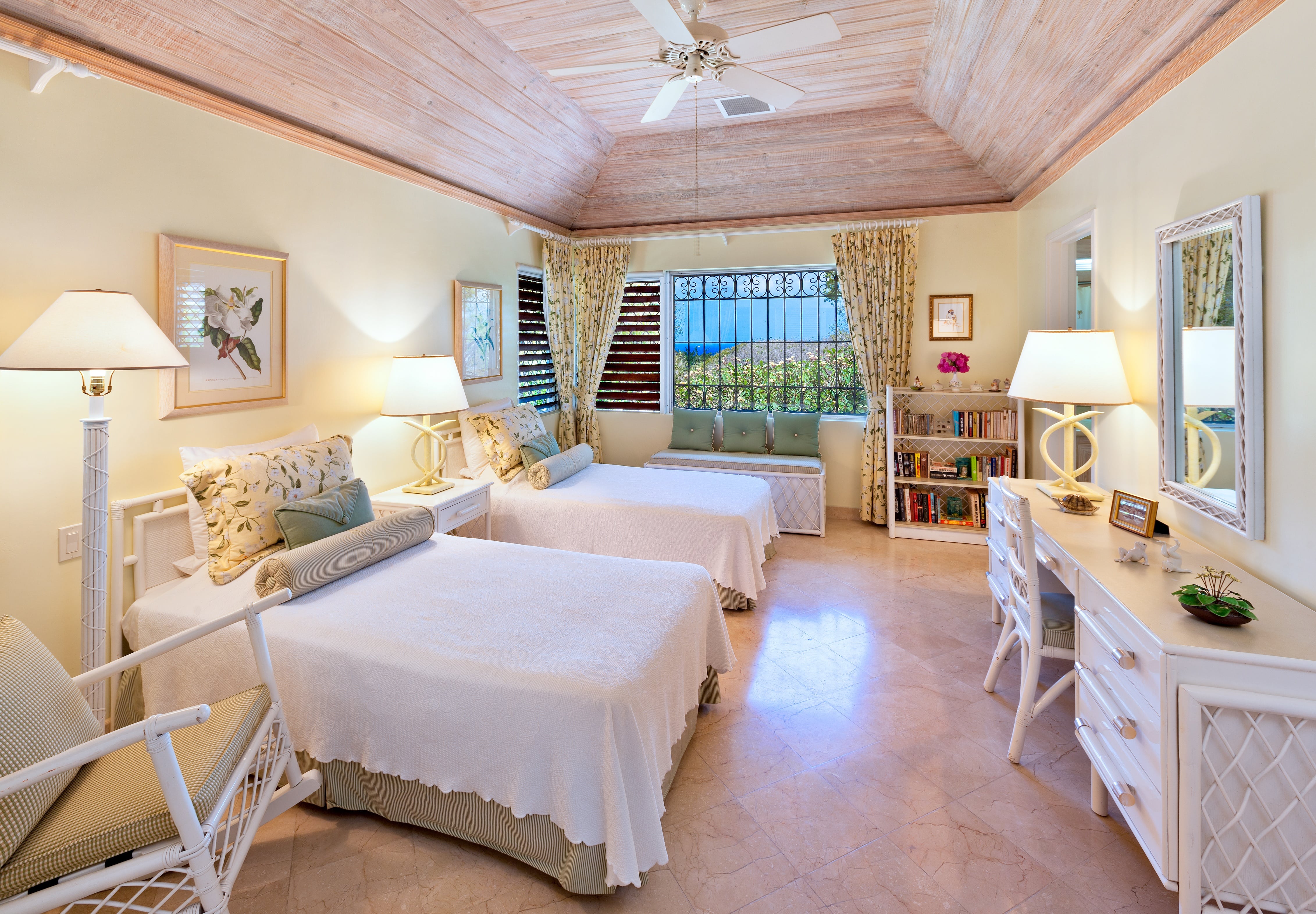 woonkamer, ruime woonkamer, vakantievilla, Barbados, st.james, 6 personen